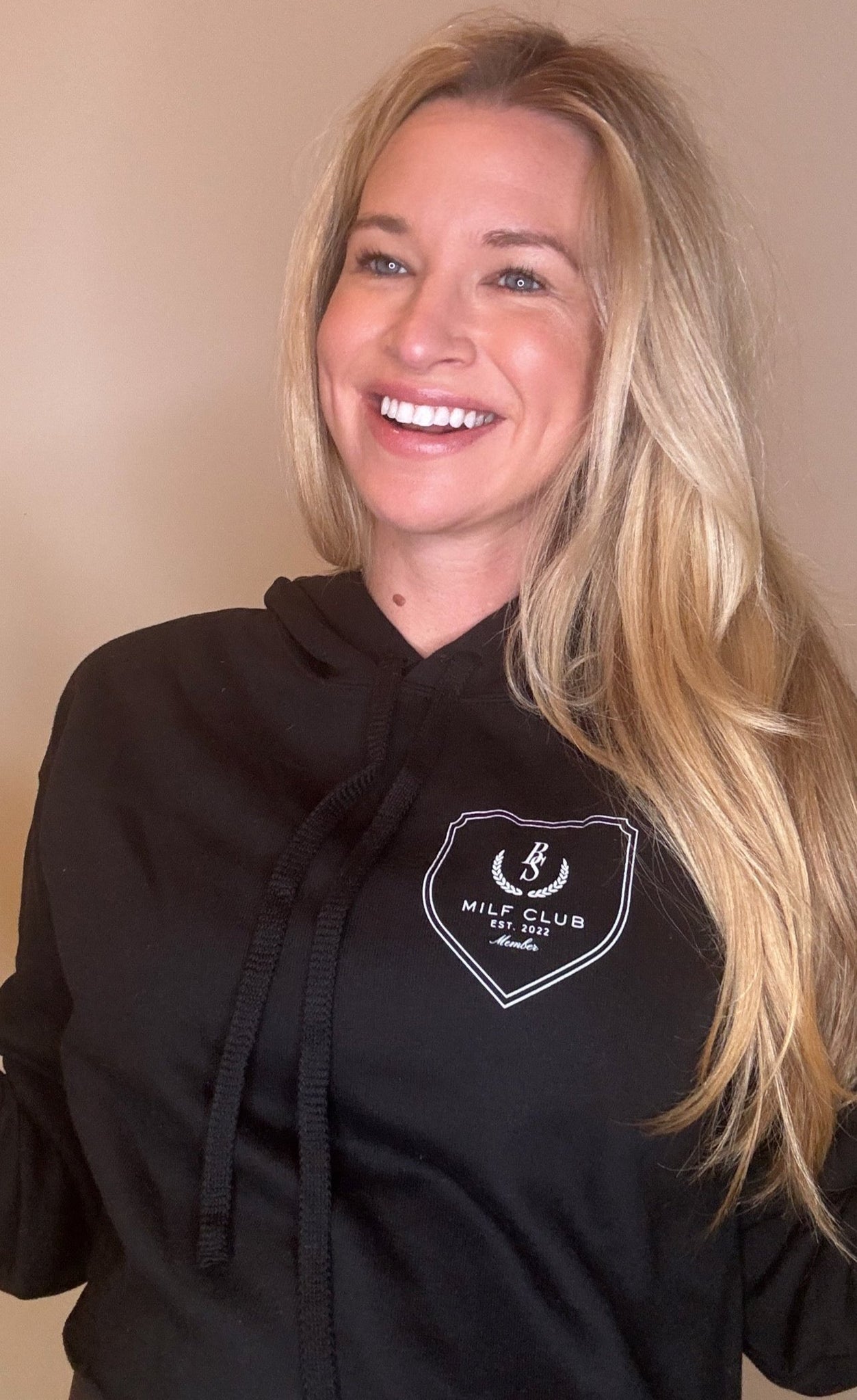 Bottle Service Crest Crop Hoodie CUSTOM