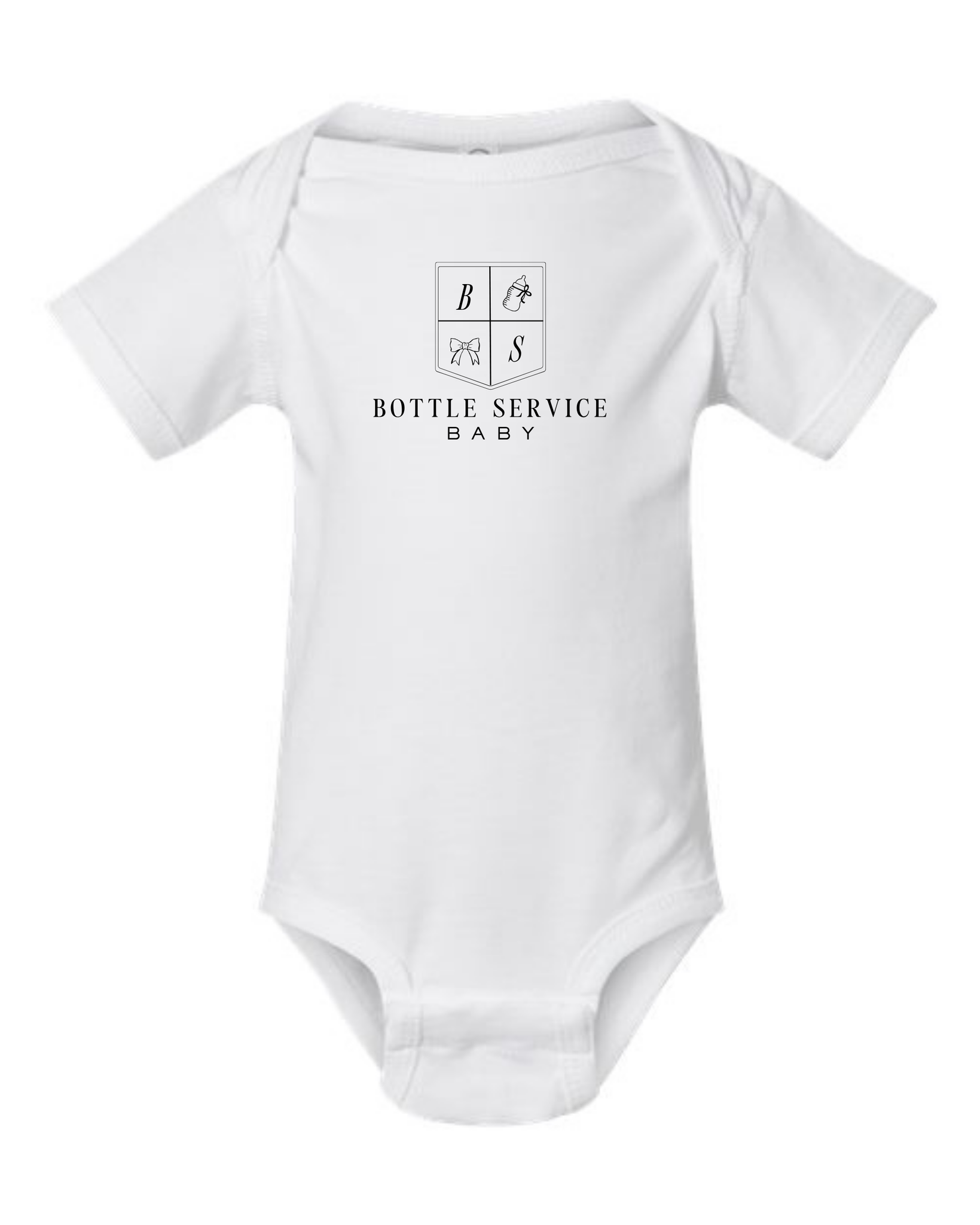 Bottle Service Baby! Bows & Bottles Onesie