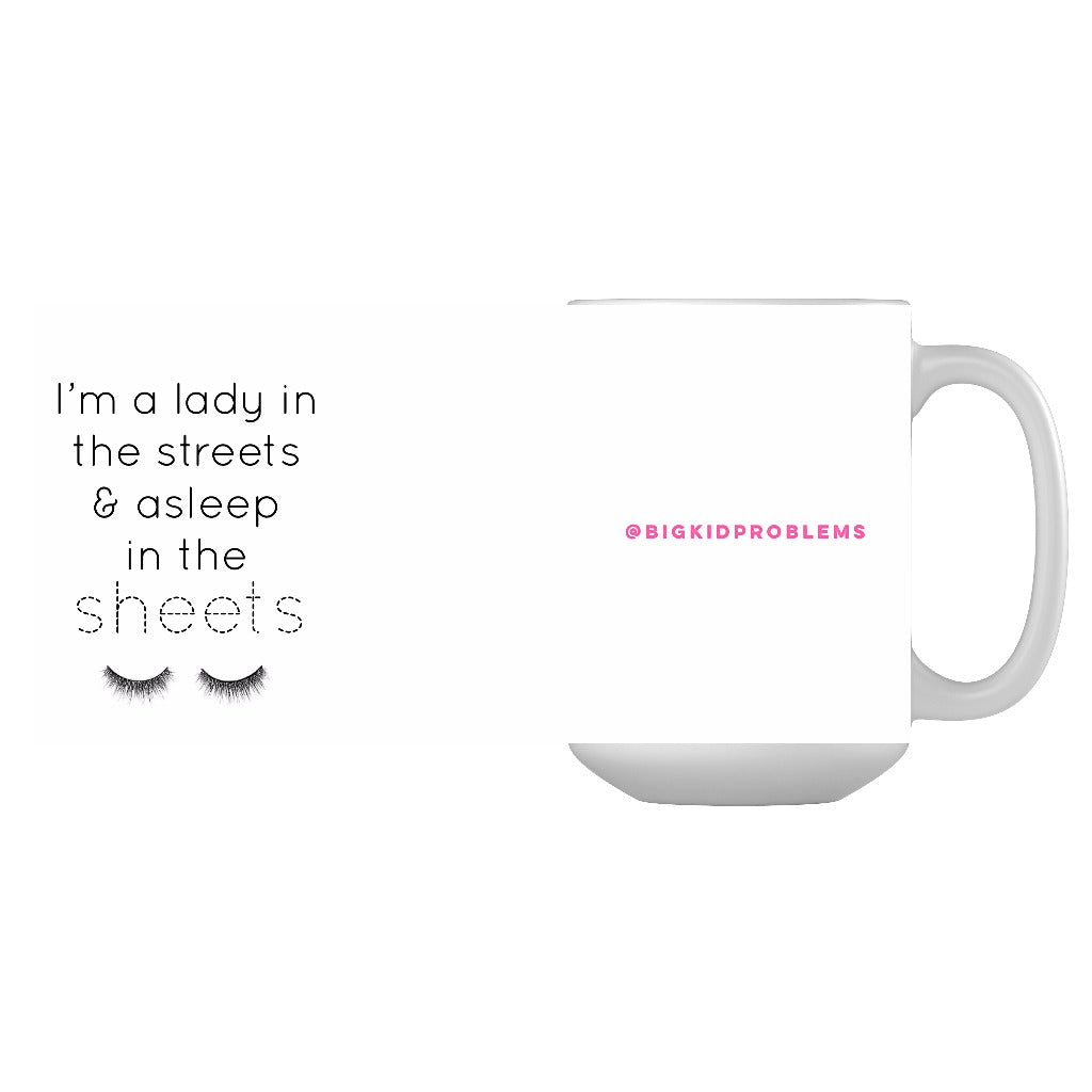 Lady in the Sheets, Asleep in the Sheets Mug