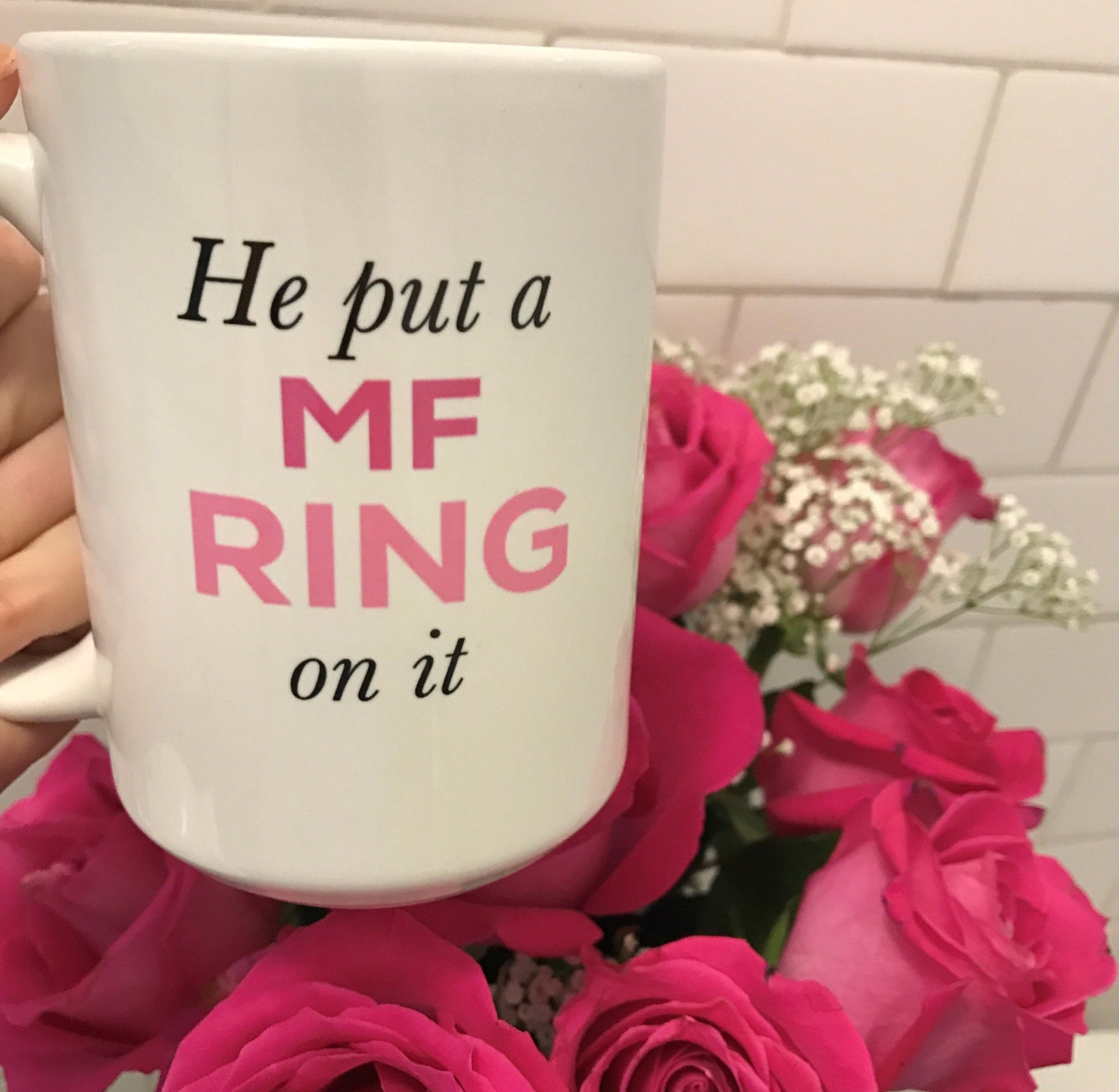 Engagement* Ring Mug